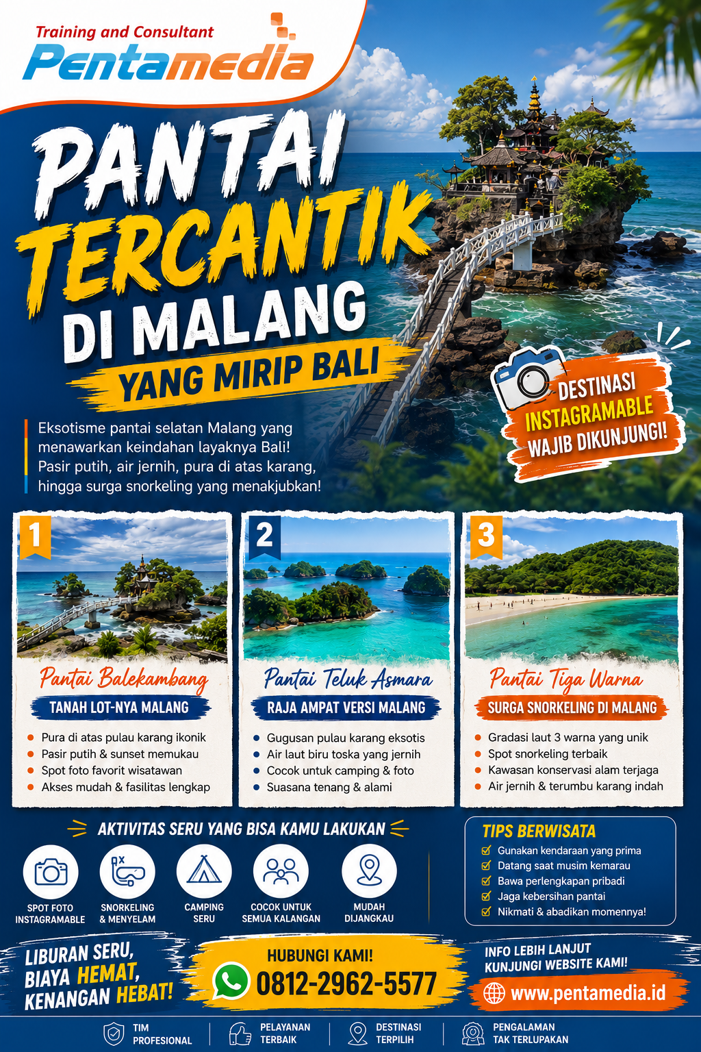 Pantai Tercantik di Malang yang Mirip Bali: Surga Tersembunyi di Selatan Jawa Timur - Pentamedia.id